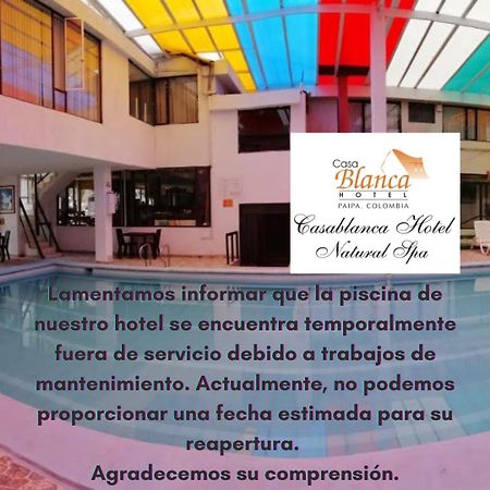 Hotel Casablanca Natural Spa Paipa Esterno foto